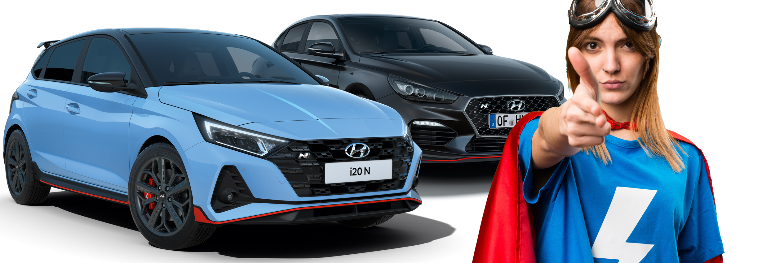 Traumwagen Ioniq mit Traumfinanzierung Mädchen Angebot
