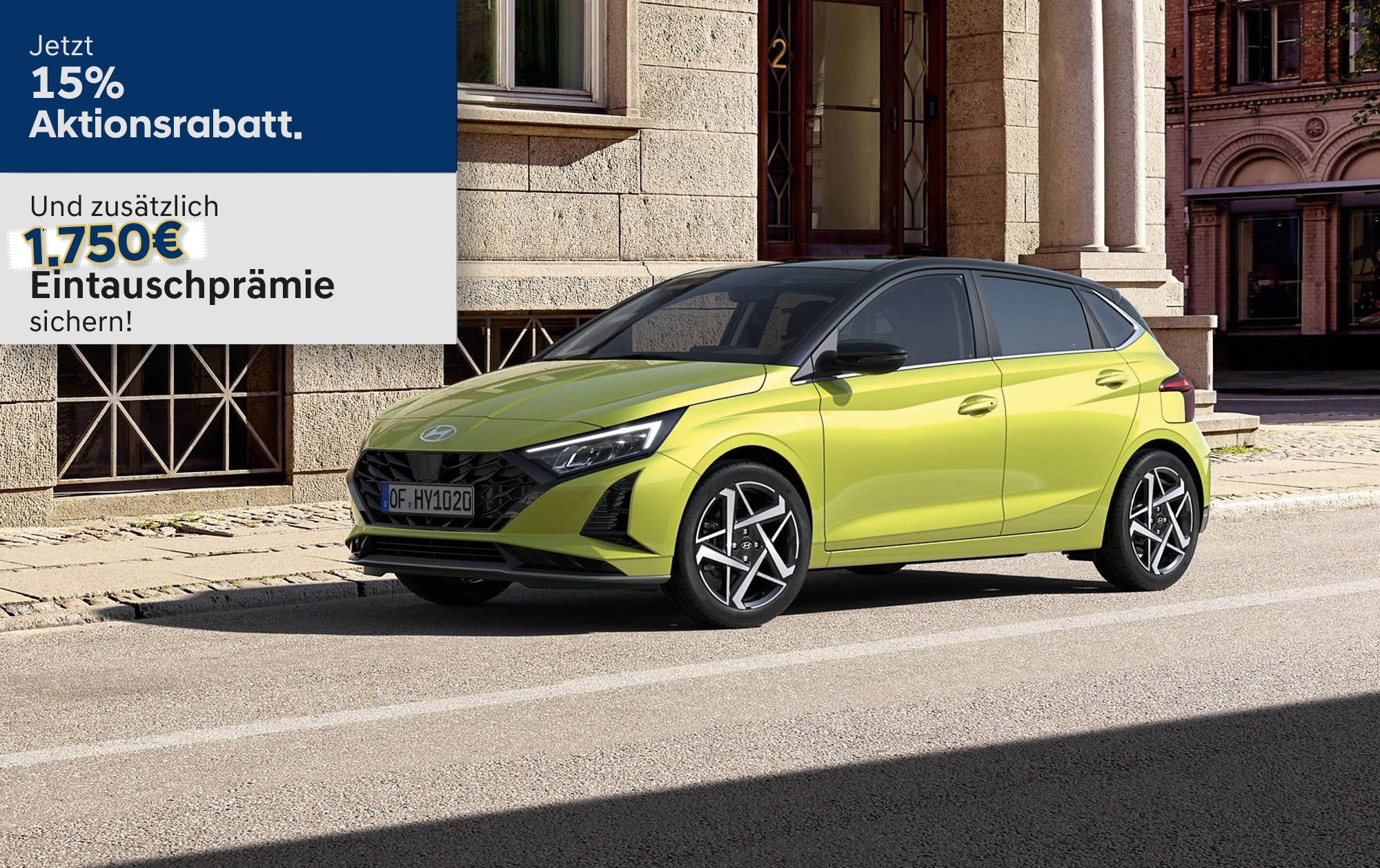 Bis zu 17% Aktionsrabatt +1750€ bei Hyundai i20* Studentenauto Jugendliches Sportfahrzeug