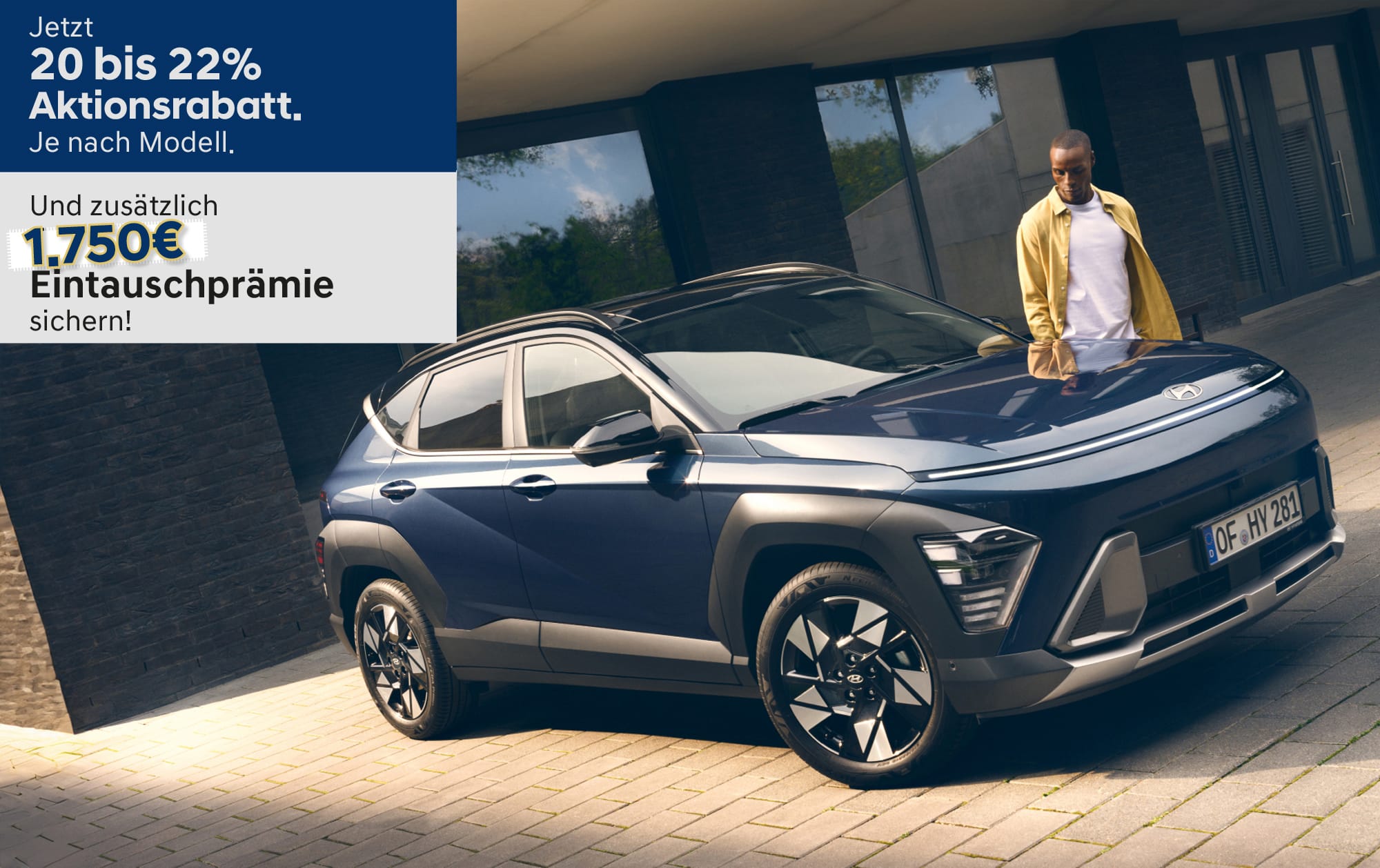 Hyundai KONA mit 20% Preisvorteil (v. UPE) und zusätzlich 1.750€ Preisvorteil in Wernigerode