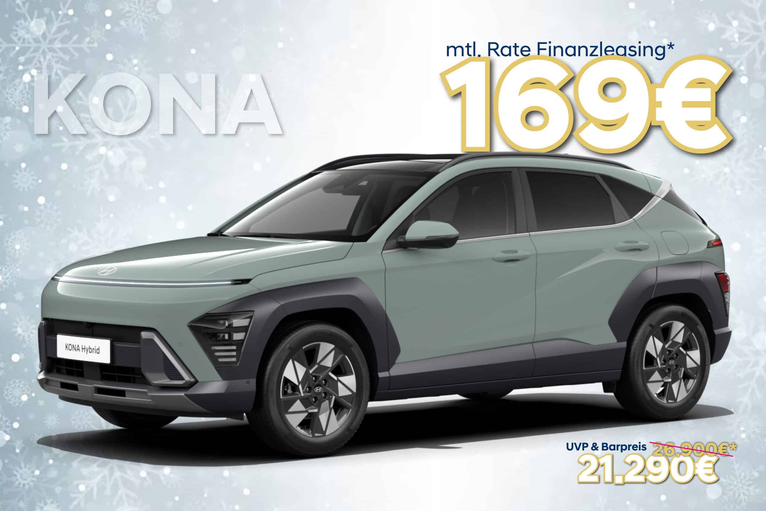 Hyundai KONA Sonderangebote Harz grün