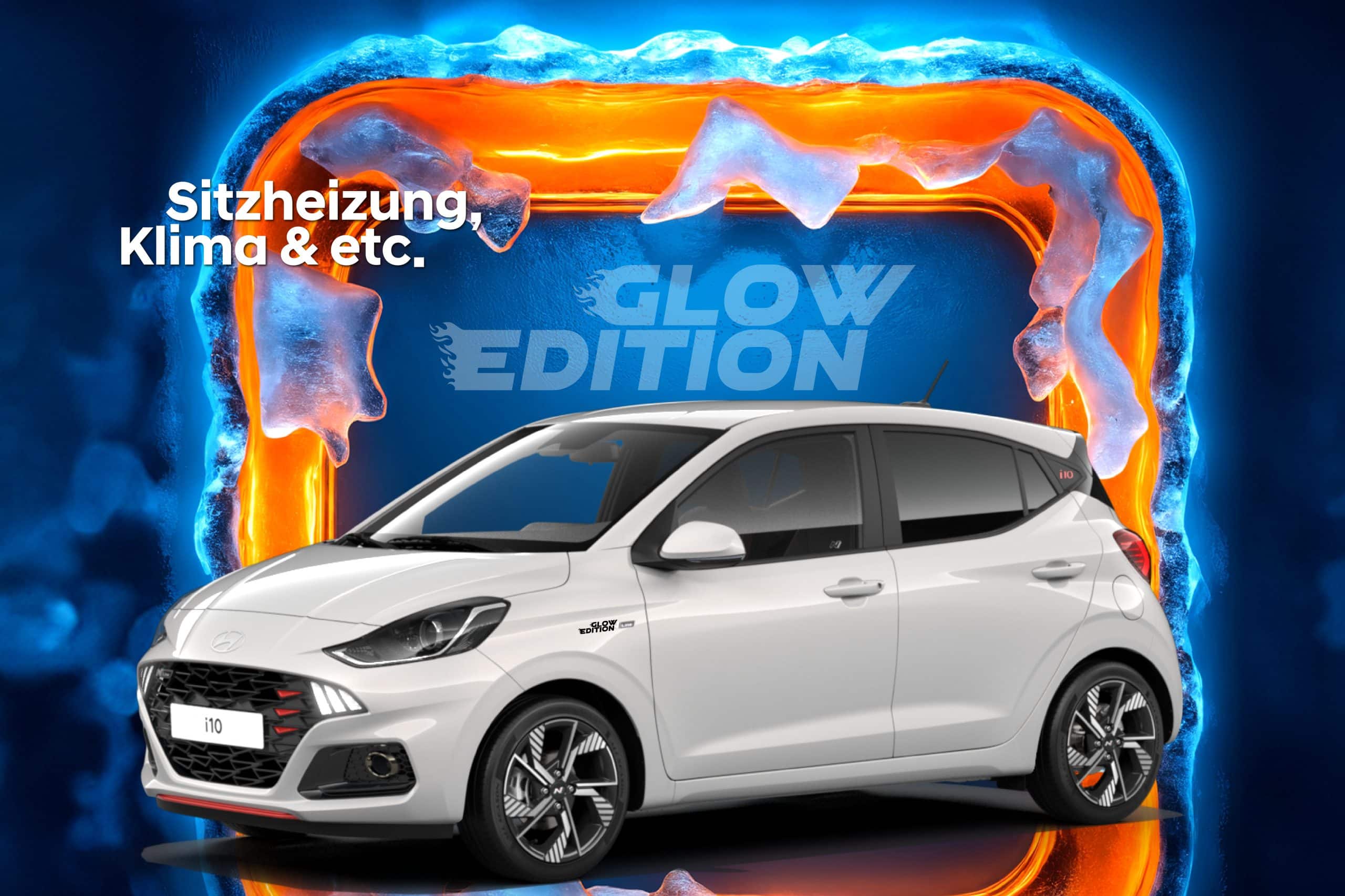 Hyundai i10 Glow Sonderangebot mit Sitzheizung & verschiedene Farben